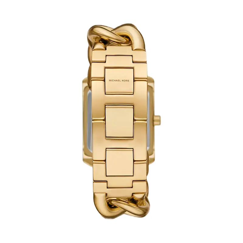 Michael Kors Emery Pavé Gold-Tone Curb Ladies Watch- MK7300